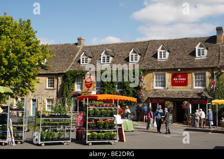 Stow on the Wold Mercato, Gloucestershire, Cotswolds, England, Regno Unito Foto Stock