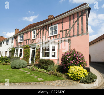 Rosa Cottage Lavenham Suffolk REGNO UNITO Foto Stock