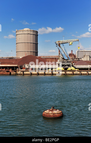 Industria siderurgica in IJmuiden Paesi Bassi Foto Stock