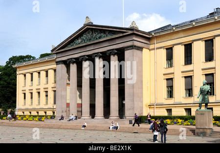 Università di Oslo, Norvegia, Scandinavia, Europa settentrionale Foto Stock