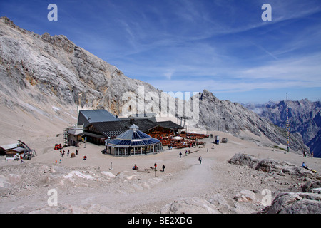 Sonn Alm, Zugspitzplatt, montagna Zugspitze, gamma Wettersteingebirge, Baviera, Germania, Europa Foto Stock