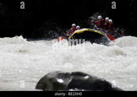 Rafting, Tirolo del nord, Austria, Europa Foto Stock