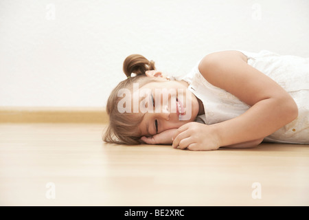 Sei-anno-vecchia ragazza Foto Stock