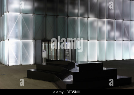 Il Kunsthaus Bregenz museum, Karl Tizian Platz, Vorarlberg, Austria, Europa Foto Stock