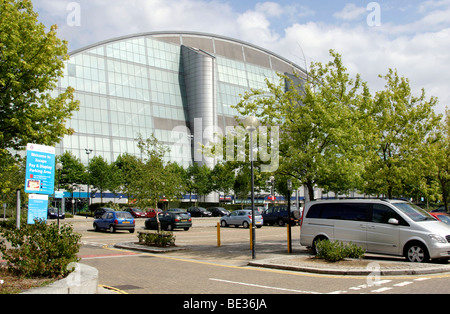 Xscape edificio nella zona centrale di Milton Keynes Buckinghamshire England Regno Unito Foto Stock