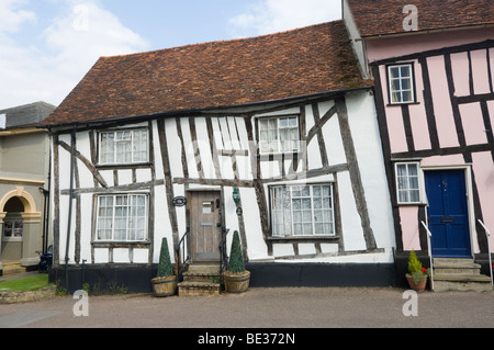 Vecchio Cottage Lavenham Suffolk REGNO UNITO Foto Stock