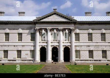 Old Royal Naval College, ex scuola reale militare per la marina, Università di Greenwich nella zona est della città, Londra Foto Stock