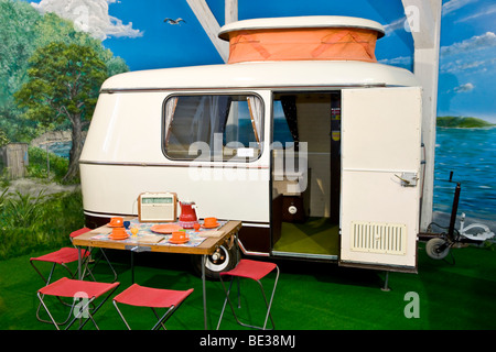 Vintage Hymer camper Foto Stock