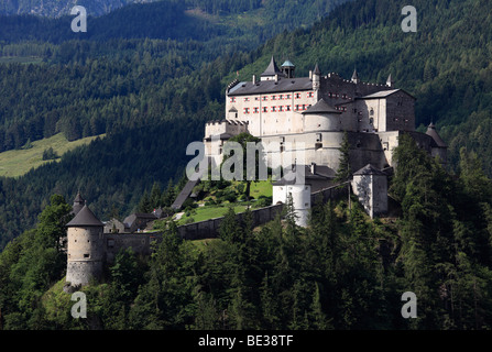 Il Festung Fortezza Hohenwerfen, Werfen, Pongau, Land Salzburg, Salisburgo, Austria, Europa Foto Stock