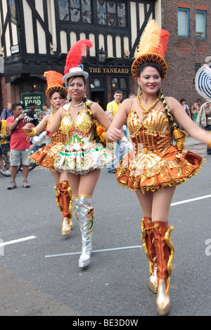 Ballerini di carnevale Foto Stock