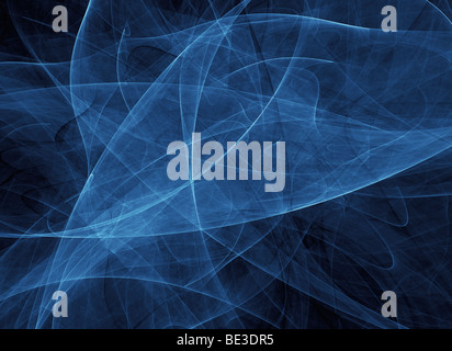 Abstract illustrazione blu. Foto Stock
