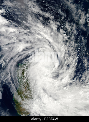 Tempesta tropicale Jade sbarcano su Madagascar. Foto Stock