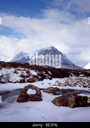 Buachille Etive Mor, Rannoch Moor, vicino a Glen Coe, Scozia Foto Stock