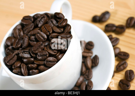 Chicchi di caffè espresso Foto Stock