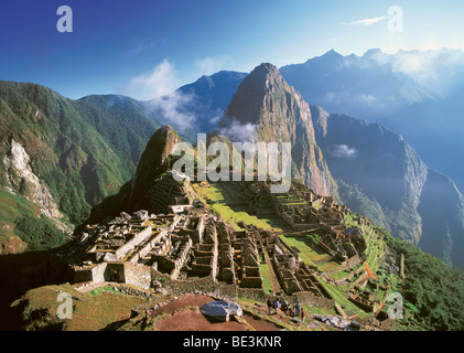 Machu Picchu, Cuzco, Perù, Sud America Foto Stock