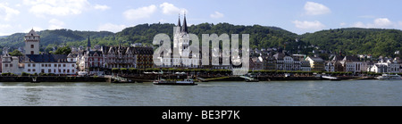 La città di Boppard am Rhein, Boppard, Renania-Palatinato, Germania, Europa Foto Stock