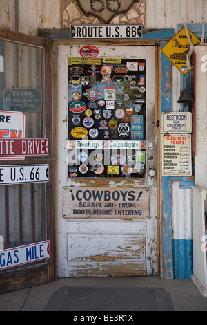 Il Hackberry General Store in Arizona lungo la Route 66. Foto Stock