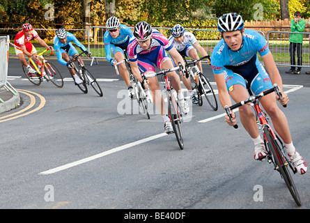 Festival di ciclismo centro gara Abergavenny Wales UK Foto Stock