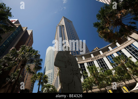 I Chifley Plaza e la Torre di Sydney il distretto centrale degli affari. Sydney, Nuovo Galles del Sud, Australia Foto Stock