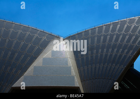 Sydney Opera House e il dettaglio del tetto. Sydney, Nuovo Galles del Sud, Australia Foto Stock