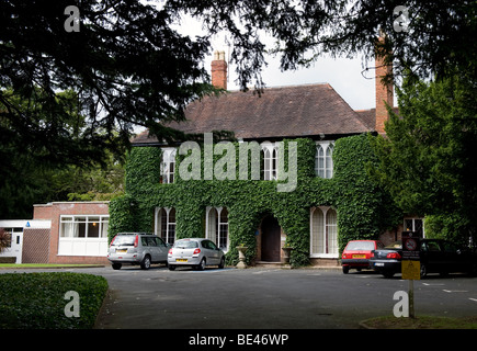 Una vista di Housman Hall di Bromsgrove School in Worcestershire. L'ex casa del poeta AE Housman autore di A Shropshire Lad Foto Stock