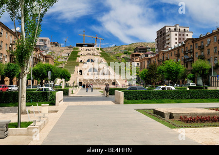 Cascata complessa al centro di Yerevan, Jerewan, Armenia, Asia Foto Stock