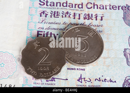 Dollaro di Hong Kong Foto Stock