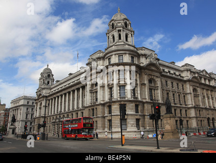 Il vecchio ufficio della guerra, Horseguards Avenue, Whitehall, Westminster, London. Foto Stock