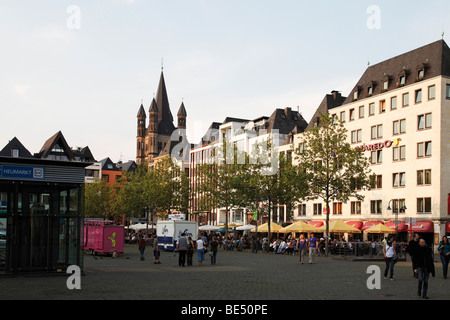 Heumarkt, Colonia, nella Renania settentrionale-Vestfalia, Germania, Europa Foto Stock