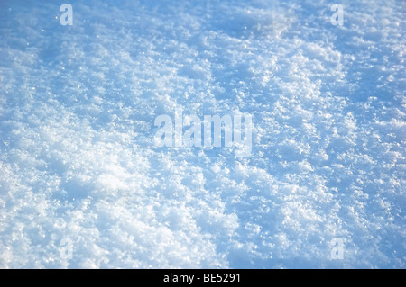 Neve fresca sfondo Foto Stock