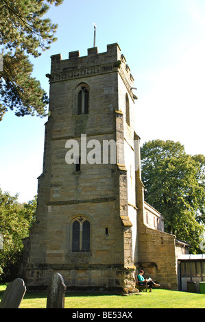 La Chiesa di Sant'Andrea Peatling Parva, Leicestershire, England, Regno Unito Foto Stock