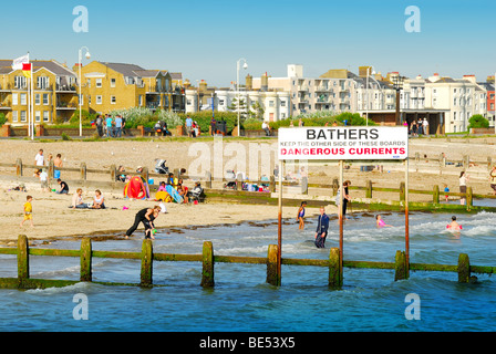 Spiaggia di Littlehampton West Sussex Regno Unito Foto Stock