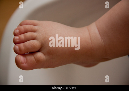 piede del bambino Foto Stock