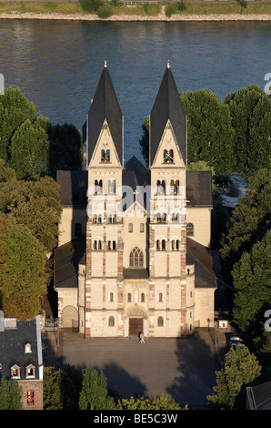 La Basilica di San Kastor, Coblenza, Renania-Palatinato, Germania, Europa Foto Stock