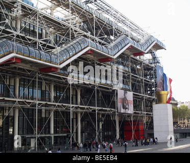 Centro Pompidou, Parigi, Francia Foto Stock