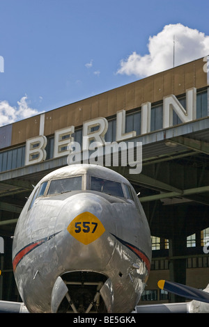 Aeroporto di Tempelhof di Berlino, Germania, Europa Foto Stock