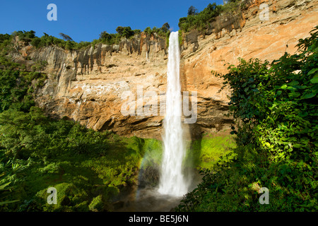 Sipi cade sulle pendici del Monte Elgon nell est dell Uganda. Foto Stock