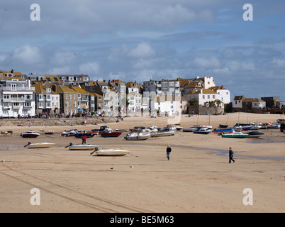 St Ives Harbour Cornwall Regno Unito Foto Stock