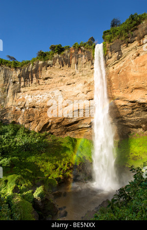 Sipi cade sulle pendici del Monte Elgon nell est dell Uganda. Foto Stock