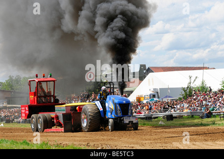 Blue Rasch, Klaus vuoto, 17 maggio 2009 Seifertshofen 2a correre per il campionato tedesco, trattore tirando, battaglia dei giganti, B Foto Stock