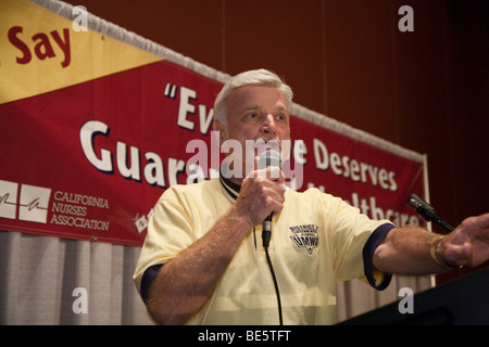 Minatori uniti Presidente Cecil Roberts Foto Stock