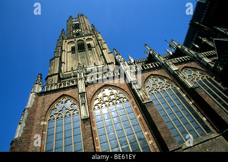 Eusebiuskerk, Grote Kerk, San Eusebio' chiesa, ricostruita tardo gotica chiesa sulla piazza del mercato di Arnhem, Gelderland, Nethe Foto Stock