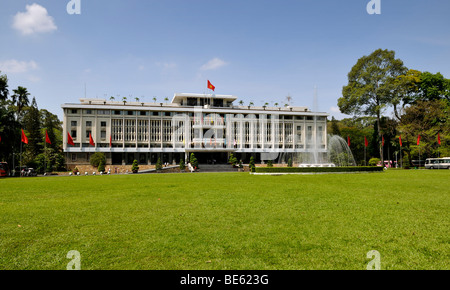 Palazzo della Riunificazione o indipendenza Palace, Ho Chi Minh City, a Saigon, Vietnam, sud-est asiatico Foto Stock