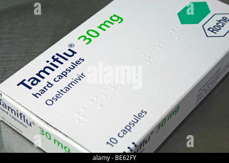 Tamiflu Influenza suina farmaco Foto Stock