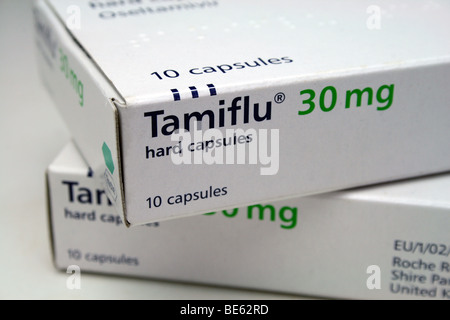 Tamiflu Influenza suina farmaco Foto Stock