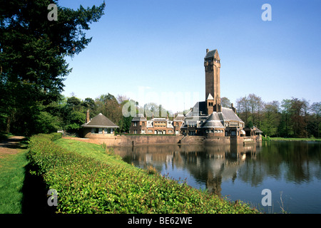 Hunting Lodge, Jachthuis St. Hubertus, Het Nationale Park De Hoge Veluwe, Hoge Veluwe National Park, parco nazionale tra otte Foto Stock