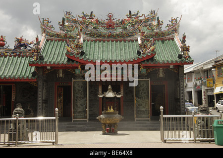 Cinese di Hong San Si Tempio a Kuching, Sarawak, Borneo, Malaysia, sud-est asiatico Foto Stock