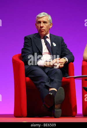 JACK STRAW MP GIUSTIZIA SEGRETARIO 21 settembre 2008 Manchester Central Manchester Inghilterra England Foto Stock