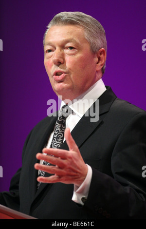 ALAN JOHNSON MP IL SEGRETARIO DI STATO PER LA SALUTE 24 settembre 2008 Manchester Central Manchester Inghilterra England Foto Stock