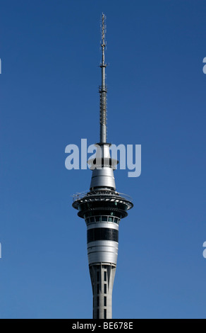 TOP la Sky Tower Auckland Nuova Zelanda Foto Stock